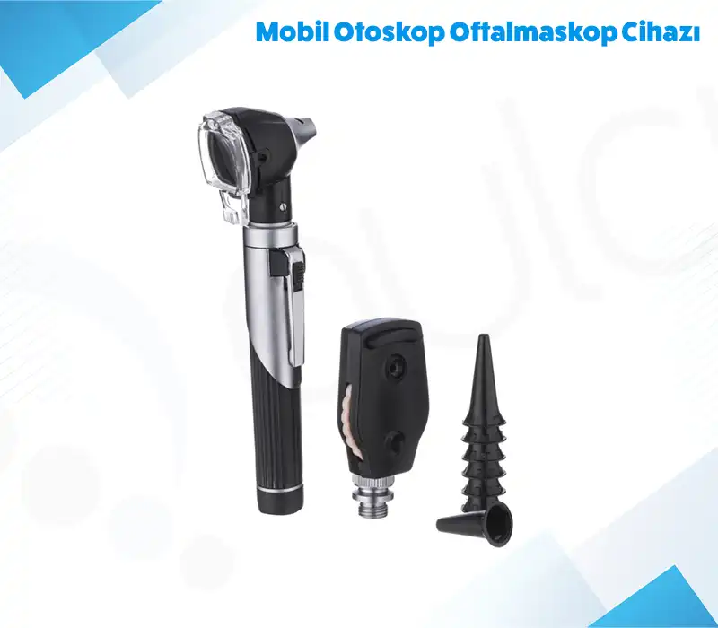 Mobil Otoskop Oftalmoskop Cihazı