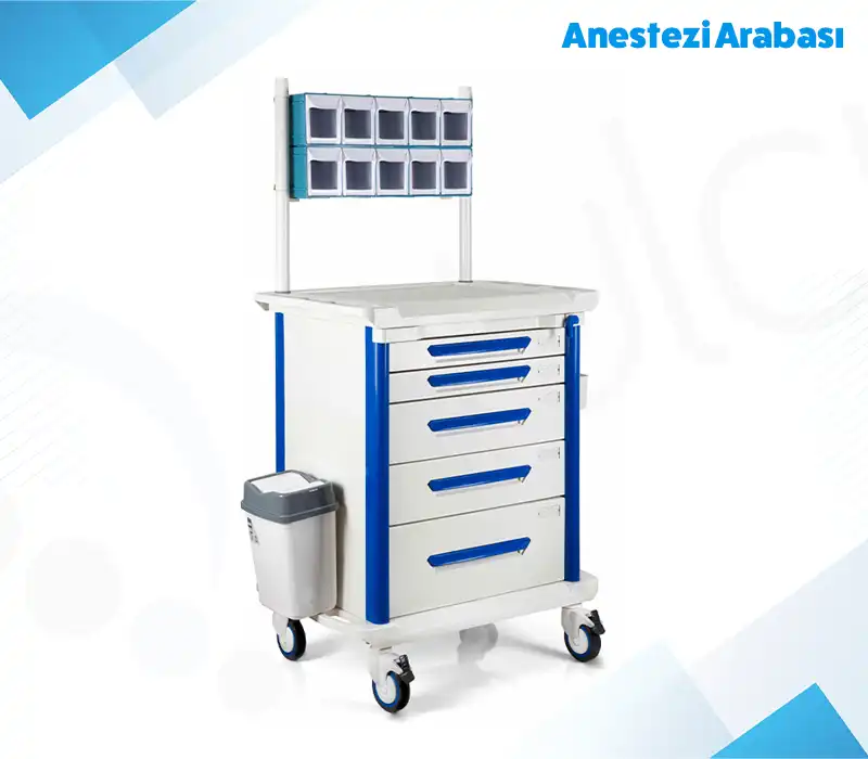 İlaç Hazırlama Anestezi Arabası