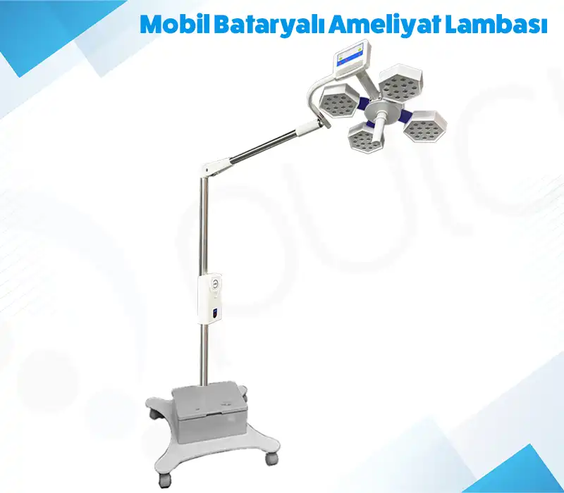 Mobil Bataryalı Ameliyat Lambası