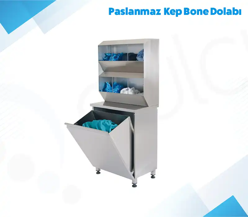 Paslanmaz Kep Bone Dolabı