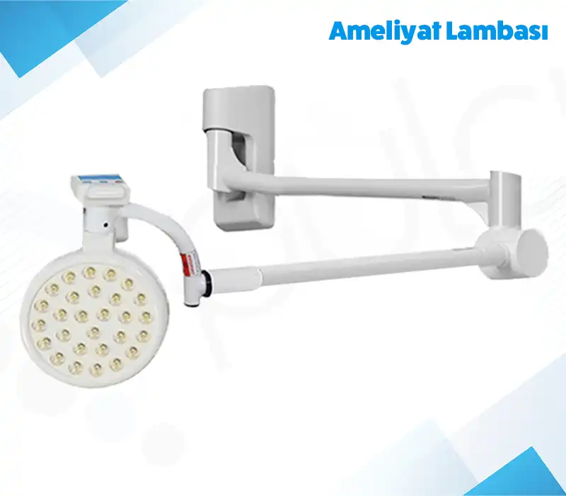 Duvara Monte Tek Başlıklı Ameliyat Lambaları